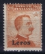 Italy: Egee Lero  Sa 9  MH/* Flz/ Charniere - Ägäis (Lero)