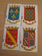 Completez Vos Albums :LOT DE 4 AUTOCOLLANTS DE COLLECTION "PROVINCES DE FRANCE MAMIE NOVA Années 70/80 - Stickers