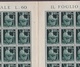 1945 1948 Italia Repubblica DEMOCRATICA 60 CENT 200 Valori In Doppio Foglio MNH** Double Sheet - Ganze Bögen