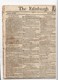 "1814  The Edinburgh Evening Courant".  Small Piece Torn Off  (see Scan)., Two Small Stains  Ref 0496 - Unclassified