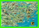 MAP - CARTES GÉOGRAPHIQUES - SODERMANLAND - SUÈDE - CIRCULÉE EN 1970 - - Landkaarten