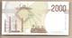 Italia - Banconota Non Circolata FdS Da 2000 Lire P-115a.1 - 1990 #19 - 2000 Lire