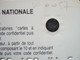 NATIONALE - PUCE SC1 - Impression SERIGRAPHIE - 15 N° Noirs - Recto N°0057 Emboutis " TRES RARE " - - Pastel