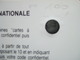 NATIONALE - PUCE SC 3 - IMPRESSION OFSET - 15 N° NOIRS - AU VERSO N° 100 EMBOUTIS - " TRES RARE " ( - Tipo Pastel