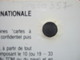 INTERNATIONALE - PUCE SC 3 - IMPRESSION OFSET - 15 N° NOIRS - AU VERSO N° 000357 EMBOUTIS - " TRES RARE " ( - Tipo Pastel