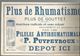 Publicité , Plaque , Cartonnage Léger ,pilules Antirhumatismales P. PUYPEYROUX, Alger, Frais Fr 2.95 E - Plaques En Carton