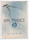 1938 - CARTE PUBLICITAIRE AIR FRANCE Avec CACHET SALON DE L'AERONAUTIQUE 1938 POSTE AERIENNE - 1960-.... Lettres & Documents