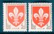 France - N° 1186 - 1 Exemplaire Rouge Pâle + 1 Normal  - Ref V541 - Neufs