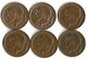 Lot De 6 Pièces De Monnaie 20 Centimes 1954  NDL - 20 Cents