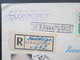 Sowjetunion 1944 / 49 Verwendet 1960 Einschreiben Kuldiga RSS De Lettonie No 662 Nach Lauchhammer Mitte - Covers & Documents