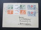 Schweiz 1949 / 52 Zuasammendrucke KZ 17 Und 18 Auf Einem Brief Nach Finnland Helsingfors - Briefe U. Dokumente