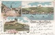 Litho Gruss Aus MARIA TAFERL (NÖ) - 3 Bilder Litho, Gel.1901 Von Maria Taferl > Müllersdorf?, Transportspuren ... - Maria Taferl