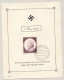 Deutsches Reich - 1942 - 6+4 Pf Todestag Mozart On Leaflet Den Haag - Deutsche Dienstpost Niederlande - Brieven En Documenten