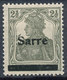 GERMANY SAAR; 1920  Mint Tested Lot#33 - Neufs