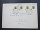 BRD 1955 Nr. 213 MeF Mit 4 Marken / 2 Waagerechte Paare! Wetzlar Nach Basel Schweiz - Covers & Documents