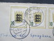 BRD 1955 Nr. 213 MeF Mit 4 Marken / 2 Waagerechte Paare! Wetzlar Nach Basel Schweiz - Briefe U. Dokumente