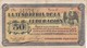 BILLETE DE MEXICO DE 50 CENTAVOS DEL AÑO 1914  TESORERIA FEDERACION (BANKNOTE) - Mexique