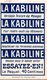 CHROMO  LA KABILINE  ARMES DES VILLES DE FRANCE AUCH VUE DE AUCH - Other & Unclassified