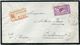 FRANCE LETTRE RECOMMANDEE DEPART HERIMONCOURT 13-3-29 DOUBS POUR LA SUISSE - Storia Postale