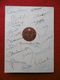 CHAMPAGNE MOET ET CHANDON MENU 1933 AUTOGRAPHES - Menus