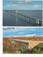 5 Different MICHIGAN, USA,  Mackinac Bridge, Old Chrome Postcards - Autres & Non Classés