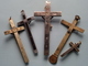 Lot Van 5 KRUISEN / KRUIZEN / KREUZ / CROISER / CROSS / ( Hoogste +/- 14 Cm. ) ! - Godsdienst & Esoterisme