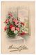 Bonne Fête  (Saint Robert) --1954--Composition Florale (oeillets) En Vase - Altri & Non Classificati