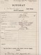 JUDAICA, JEWISH  --  SLOVAKIA, ROZSAHEGY, RUZOMBEROK  --  BIRTH CERTIFICATE, JEWISH COMMUNITY, 1917. IZRAELITA HITKOZSEG - Documents Historiques