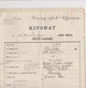 JUDAICA, JEWISH  --  SLOVAKIA, ROZSAHEGY, RUZOMBEROK  --  BIRTH CERTIFICATE, JEWISH COMMUNITY, 1917. IZRAELITA HITKOZSEG - Documenti Storici