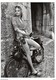 POST CARD Original  SOLEX VELOSOLEX CPM Art Postal Timbre Fictif PARIS Mode Pin Up ANNA MILA GUYENZ TOP MODEL - Motos