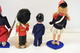 Delcampe - Lot 4 Poupées Vintage, Années 1960 - 1980. Bobby, Garde De La Reine, Cantinière, Cossac ? - Dolls