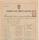 BOSNIEN  --   VELIKA GIMNAZIJA SARAJEVO  --   SVJEDODZBA, SCHOOL REPORTS  --   1897   /   WITH TAX STAMP 10 NOVCICA - Diplome Und Schulzeugnisse