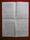 LETTRE AUTOGRAPHE DE CADORET ARTHUR AU SENATEUR BOISSY D ANGLAS 1908 COSTIERES DE NIMES - Autres & Non Classés