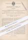 Original Patent - John Mac Nicol , Algier | Seraing / Belgien , 1885 , Umlaufkessel | Dampfkessel , Wasser - Kessel !! - Historische Dokumente