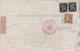 TP 687(paire) Rare S/document-847 S/reçu De 7812,20 Frs Rédigé à Farciennes 20/3/1952 C.Charleroi 13/3/52 1806 - Cartas & Documentos
