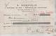 TP 687(paire) Rare S/document-847 S/reçu De 7812,20 Frs Rédigé à Farciennes 20/3/1952 C.Charleroi 13/3/52 1806 - Briefe U. Dokumente