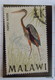 AFRICA, MALAWI, Year 1968, 1£  Perple Heron, 2 Stamps. Used. SG 322 - Malawi (1964-...)