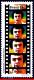 Ref. BR-2086-Q BRAZIL 1986 FAMOUS PEOPLE, GLAUBER ROCHA, FILM, INDUSTRY PIONEER, MOVIE, MNH 4V Sc# 2086 - Unused Stamps