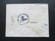 USA 1939 / 40 Flugpostmarke Transatlantikflug New York - Marseille. Air Mail. OKW Zensur. Weitergeleitet / Hands. Vermer - Covers & Documents