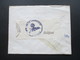 USA 1939 / 40 Flugpostmarke Transatlantikflug New York - Marseille. Air Mail. OKW Zensur. Weitergeleitet / Hands. Vermer - Cartas & Documentos