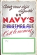 92537 US PUBLICITY COMMERCIAL NAVY'S CHRISTMA ALE CARD NO POSTAL POSTCARD - Sonstige & Ohne Zuordnung