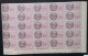 Planche 25 Timbres Fiscaux - 25c - Coin Daté 1.4.1937 - Neufs - Timbres