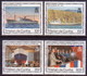 TRISTAN DA CUNHA 1990 SG #500-04 Compl.set+m/s Used Maiden Voyage Of St.Helena II - Tristan Da Cunha