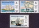 TRISTAN DA CUNHA 1992 SG #535-38 Compl.set+m/s Used Wreck Of Barque Italia - Tristan Da Cunha