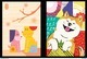 Special First Day Cachet Set 2 Taiwan Pre-stamp Postal Cards 2017 Chinese New Year Zodiac Dog 2018 Love - Postwaardestukken