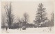 Columbus Ohio, Ohio State University, Snowy Campus Scene, C1900s Vintage Real Photo Postcard - Columbus