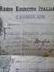 Congé Militaire 2 Régiment Alpin  1916 Cuneo Militaria - Documentos