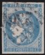 France  .      Yvert    .     46Ad  . Bleu Outremer   .    Report  1    ( 2 Scans )    .     O    .     Oblitéré - 1870 Bordeaux Printing