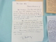 3 LETTRES MANUSCRITES JEAN RUPIED (1882-1974) GÉNÉRAL 1956-1957 MUSSO PIETRANGELI CORSE MAURRAS - Autres & Non Classés