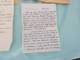 3 LETTRES MANUSCRITES JEAN RUPIED (1882-1974) GÉNÉRAL 1956-1957 MUSSO PIETRANGELI CORSE MAURRAS - Autres & Non Classés
